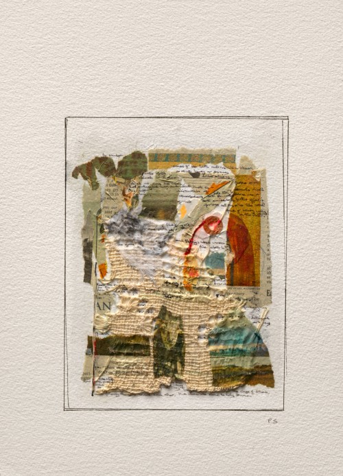 Peter Sacks. Ulysses Series 14, 2013. Mixed media on paper. 14 ¼ x 10 ¼ in (36.2 x 26 cm). Framed 18 5/8 x 14 5/8 inches (47.3 x 37.1 centimeters). SACK-0048. Courtesy of the Artist and the Robert Miller Gallery.